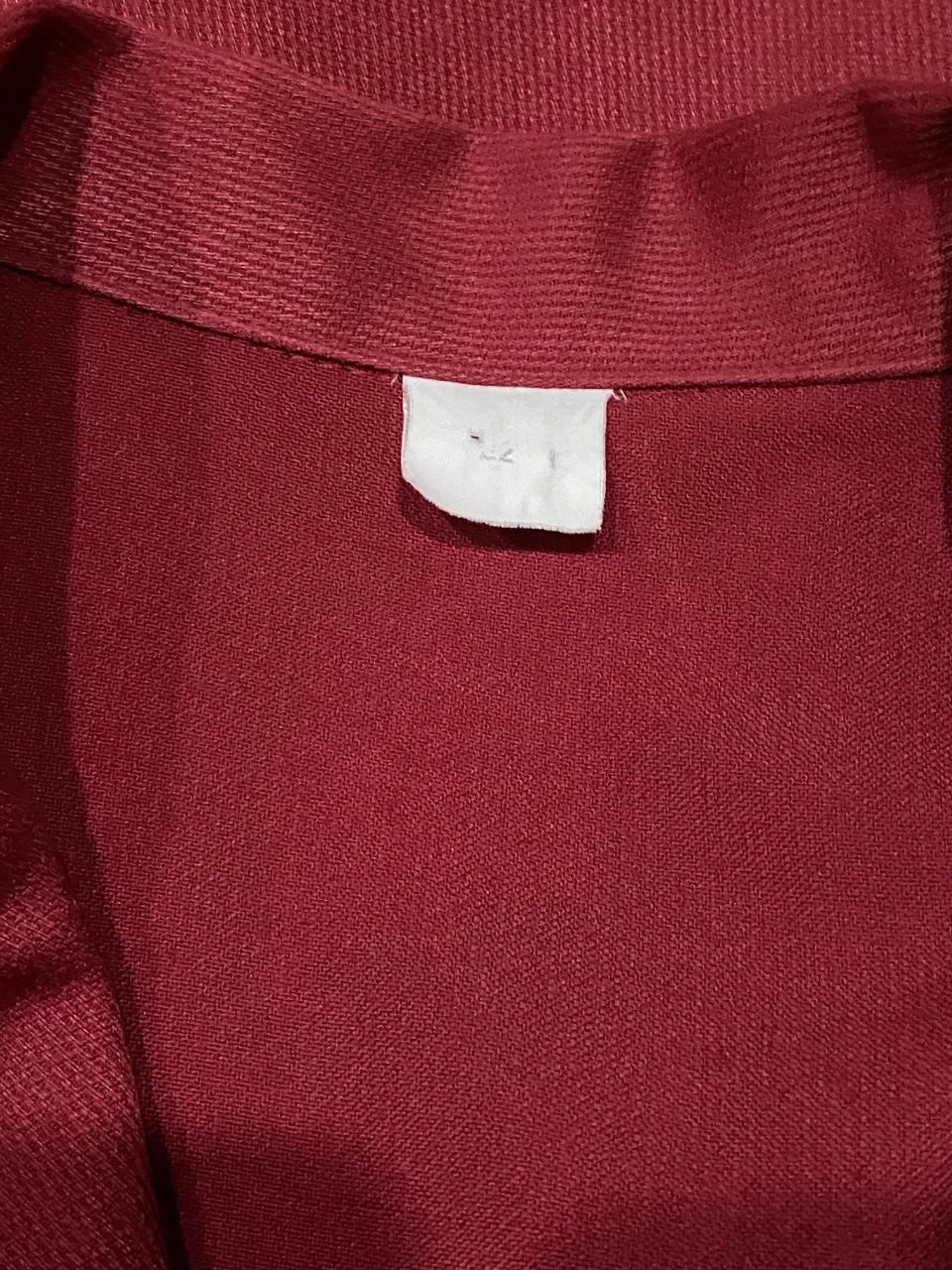 Blusa blazer vintage vermelha bordô corte descontraído Tamanho 42 – photo 6